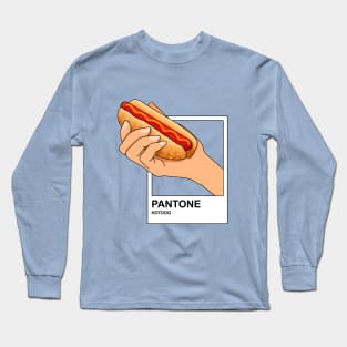 Hot Dog Color Long Sleeve T-Shirt